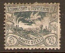 Upper Silesia 1920 2pf Grey. SG19. - Click Image to Close