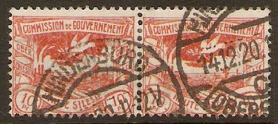 Upper Silesia 1920 10pf Red. SG22.