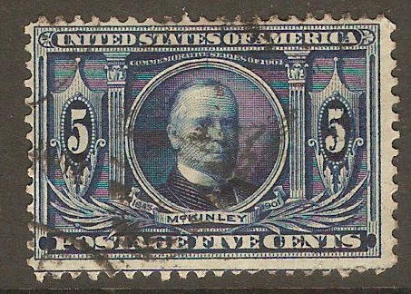 United States 1904 5c Deep blue - St. Louis Exposition. SG333.