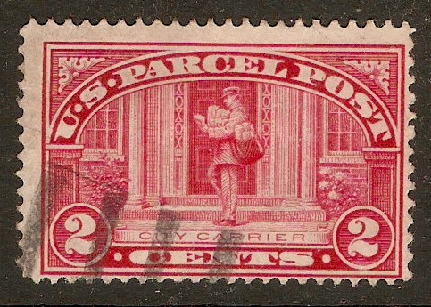 United States 1912 2c Rose-carmine - Parcel Post. SGP424.