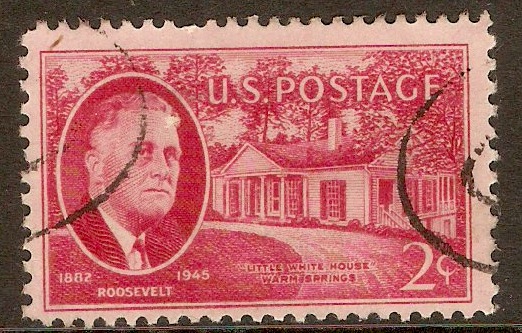 United States 1945 2c Roosevelt Commemoration series. SG927. - Click Image to Close