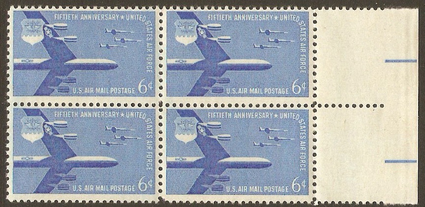 United States 1957 6c Air Force Anniversary Stamp. SGA1097.