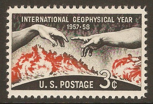 United States 1958 3c International Geophysical Year. SG1106.