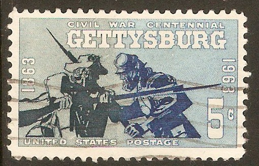 United States 1961 5c Civil War Series. SG1179.