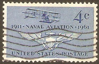 United States 1961 4c Naval Aviation Anniversary Stamp. SG1184.