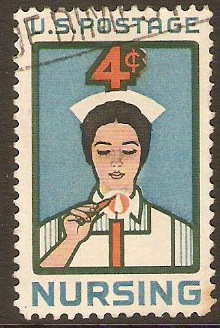 United States 1961 4c Nursing Stamp. SG1189.
