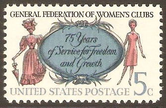 United States 1966 5c Women's Clubs Anniversary. SG1296.