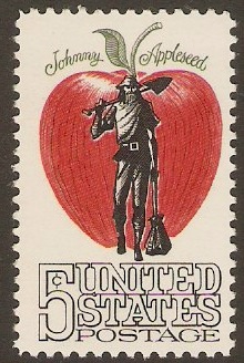United States 1966 5c Johnny Appleseed Stamp. SG1297.