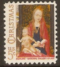 United States 1966 5c Christmas Stamp. SG1301.