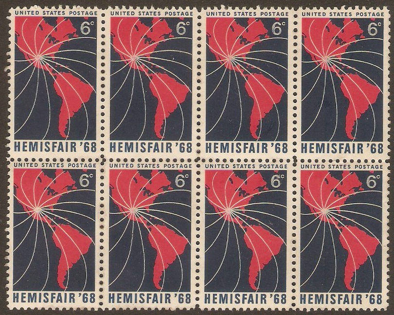 United States 1968 6c "Hemisfair 68" Exhibition. SG1324.