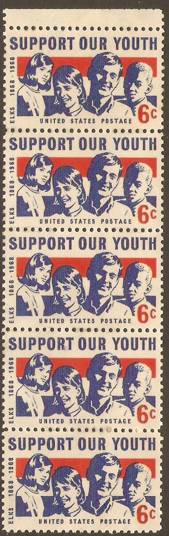 United States 1968 6c Youth Programme Stamp. SG1326.