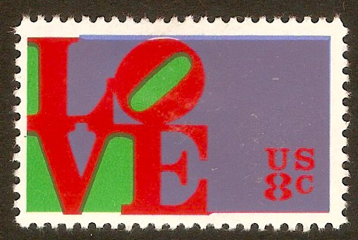 United States 1973 8c Greetings stamp. SG1480.