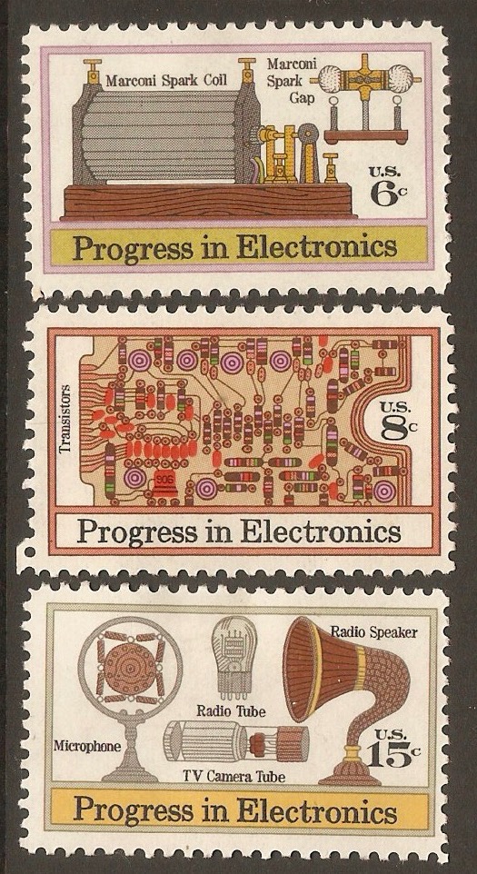 United States 1973 Electronics set. SG1505-SG1507.