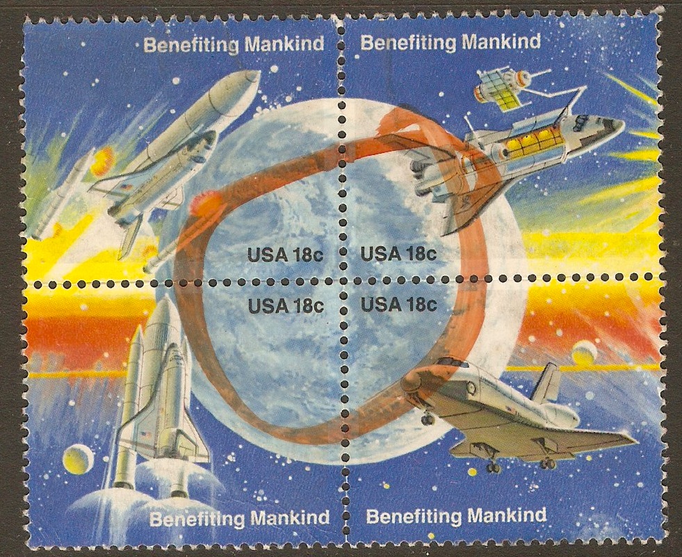 United States 1981 18c Space Achievements series. SG1887-SG1892.