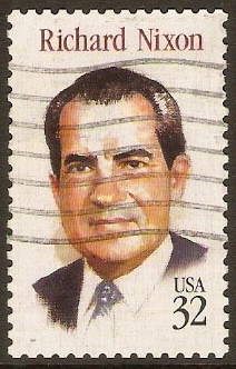 United States 1995 32c Nixon Anniversary Stamp. SG3021.