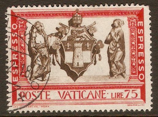 Vatican City 1960 75l Express Letter series. SGE334.