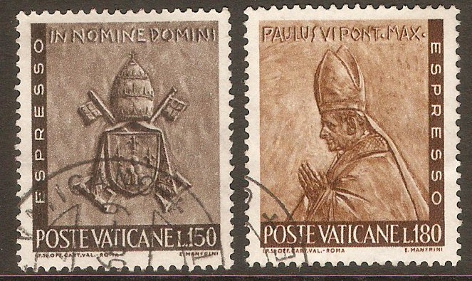 Vatican City 1966 Express Letter set. SGE477-SGE478.