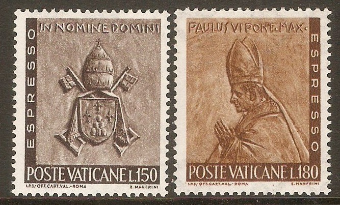 Vatican City 1966 Express Letter set. SGE477-SGE478.