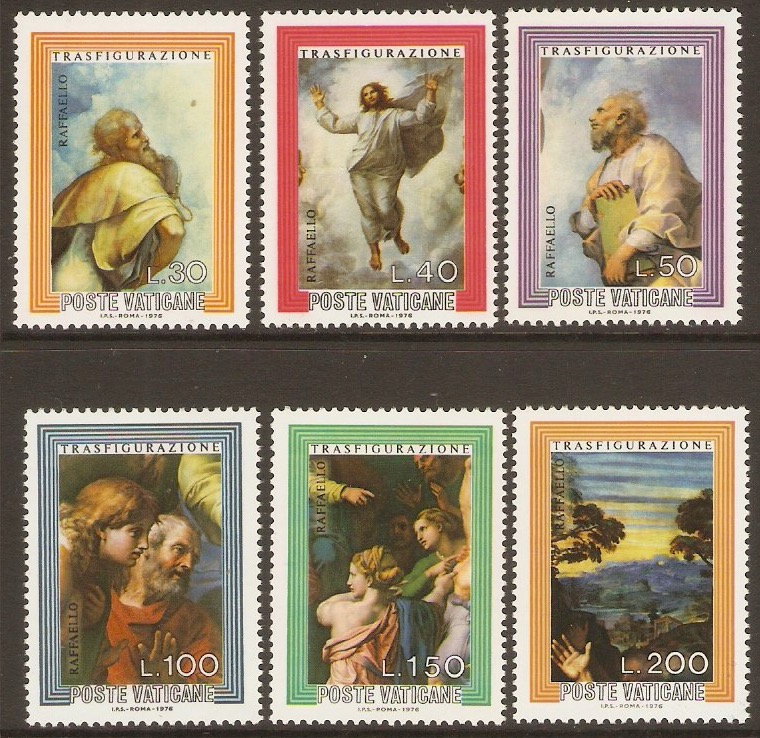 Vatican City 1976 Raphael Paintings set. SG659-SG664.