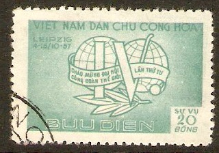 North Vietnam 1957 20d World TU Conference Series. SGNO69.