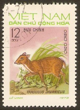 North Vietnam 1973 12x Wild Animals (2nd. Series). SGN736.
