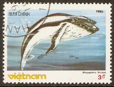 Vietnam 1985 3d Marine Mammals series. SG886.