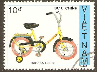 Vietnam 1988 10d Bicycles series. SG1242.