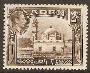 Aden 1939 2a Sepia. SG20.