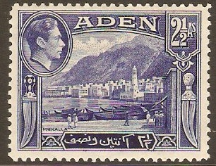 Aden 1939 2a Deep ultramarine. SG21.