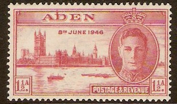 Aden 1946 1a Victory Stamp. SG28a.