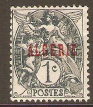Algeria 1924 1c Grey. SG2.