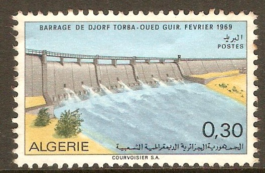 Algeria 1969 30c Public Works series. SG531.