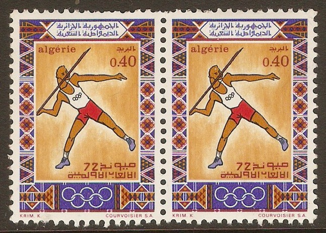 Algeria 1972 40c Olympic Games series. SG592.