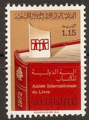Algeria 1972 1d.15 Int. Book Fair. SG595.