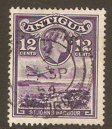 Antigua 1953 12c Violet. SG128.
