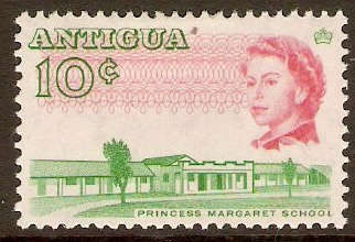 Antigua 1966 10c Buildings Series. SG187