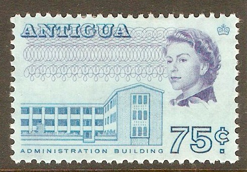 Antigua 1966 75c Buildings Series. SG192.