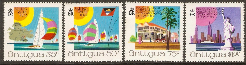 Antigua 1972 Tourist Office Inauguration Set. SG206-SG207.