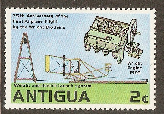 Antigua 1978 2c Flight Anniversary series. SG570.