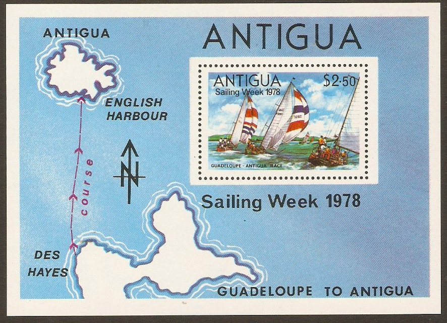 Antigua 1978 Sailing Week Sheet. SGMS580.