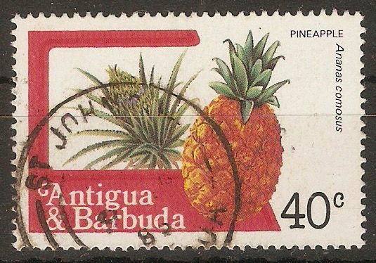 Antigua 1983 40c Fruit series - Pineapple. SG802a.