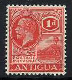 Antigua 1921 1d. Carmine-Red. SG63.