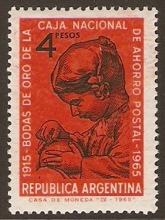 Argentina 1965 Savings Bank Stamp. SG1130.