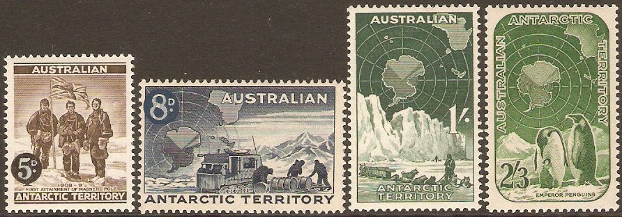 Australian Antarctic 1959 Exploration Set. SG2-SG5.