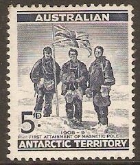 Australian Antarctic 1961 5d Shackleton Expedition. SG6.