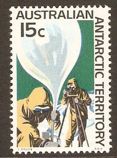 Australian Antarctic 1966 15c New Currency Series. SG14.