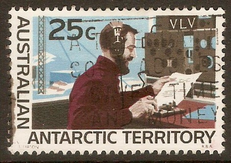 Australian Antarctic 1966 25c New Currency Series. SG16.