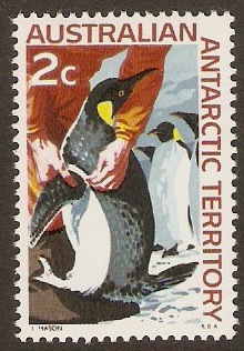 Australian Antarctic 1966 2c New Currency Series. SG9.