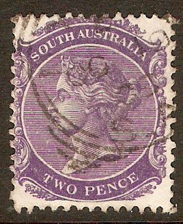 South Australia 1876 2d Bright violet. SG178.