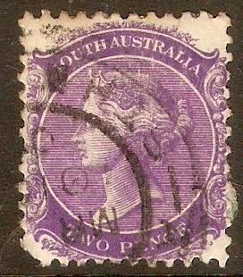 South Australia 1876 2d Bright violet. SG180.